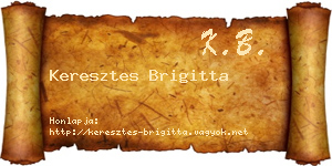 Keresztes Brigitta névjegykártya
